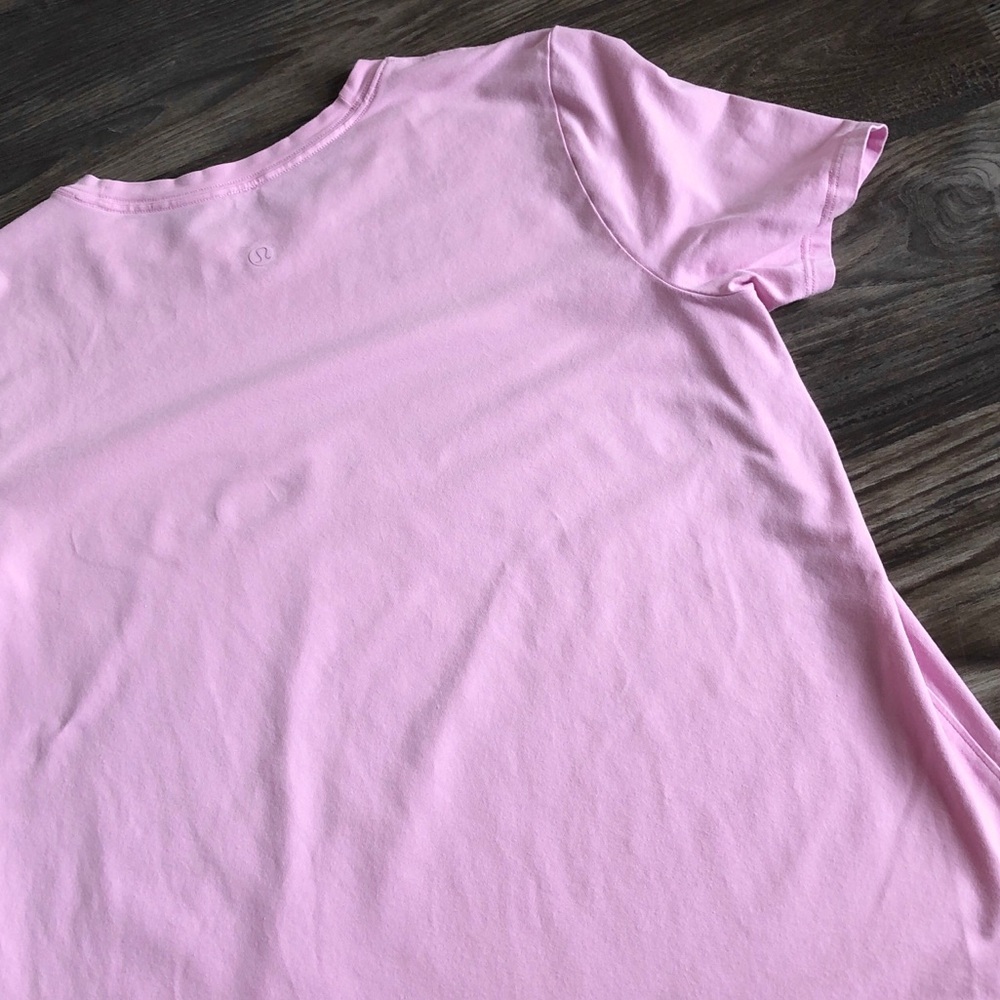Lululemon Love Curved Hem Crewneck Tee Vitapink 6 Pima Cotton - Picture 8 of 11